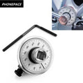 Torque Wrench Torquemeter Dial Hand Tool Auto Service Equipment Garage Calibrated In Degrees Aut - Automotive LED Light