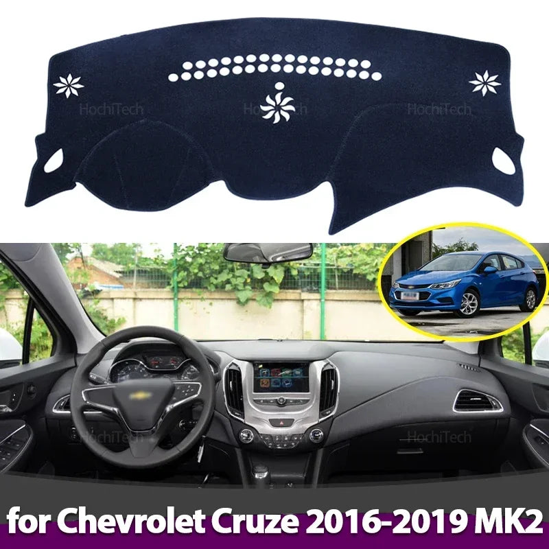 Anti-Slip Dashboard Cover Protective Pad Car Accessories Sunshade Carpet for Che for Chevrolet MK2 - Automotive LED Ligh