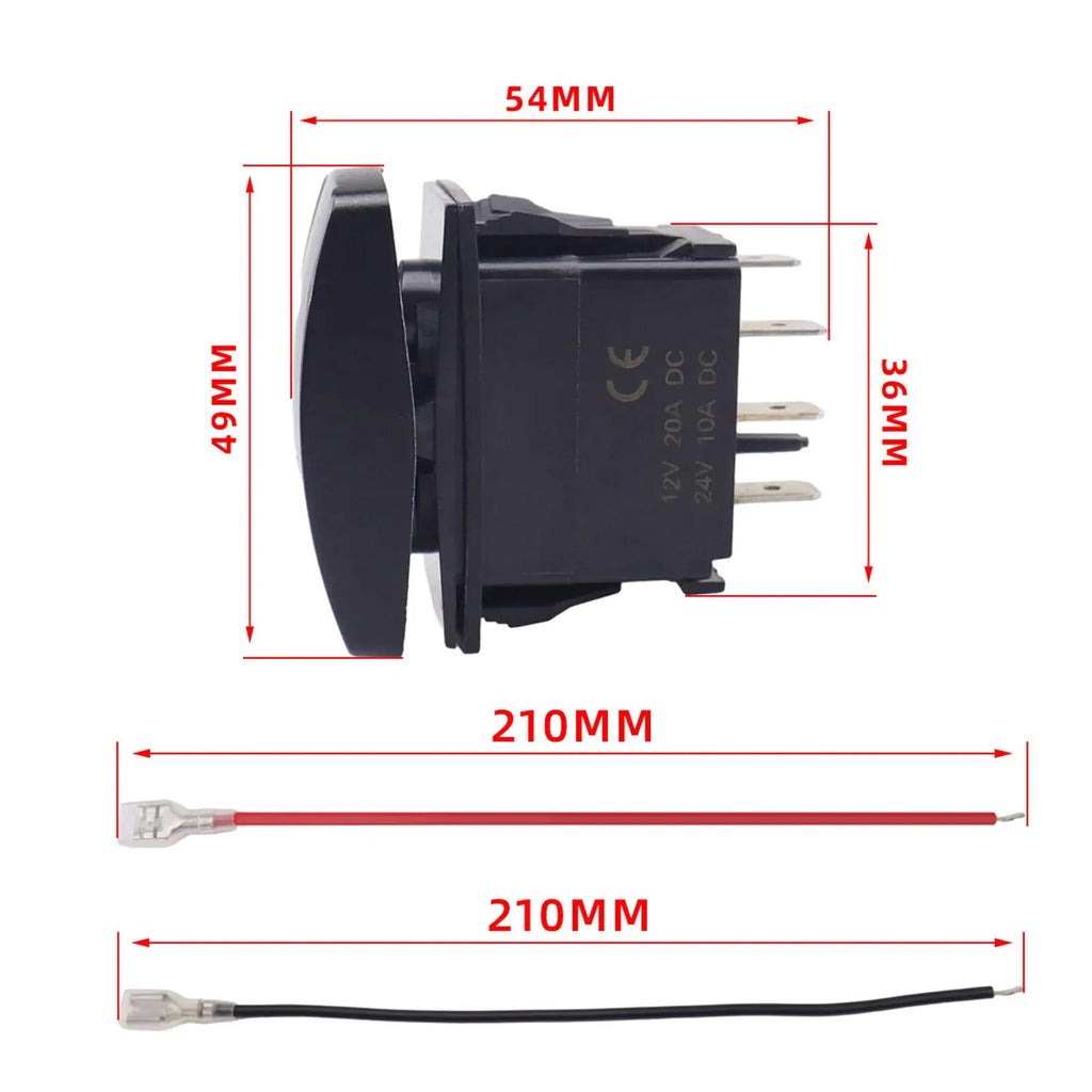 Turn Signal Switch Rocker Switch Turn Signal Kit High Performance 4 Pin Powersports for Campers  - Automotive LED Light