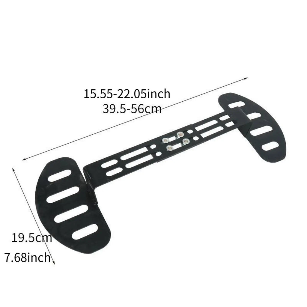 Scooter Front Foot Pedals Electric Bike Foot Rest Adjustable Professional Simple Installation Re - Automotive LED Light