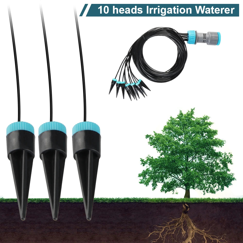 10pcs Dripper Kits Auto Drip Arrow Lazy Planting Garden Flower Watering Automatic Water Device P - Automotive LED Light