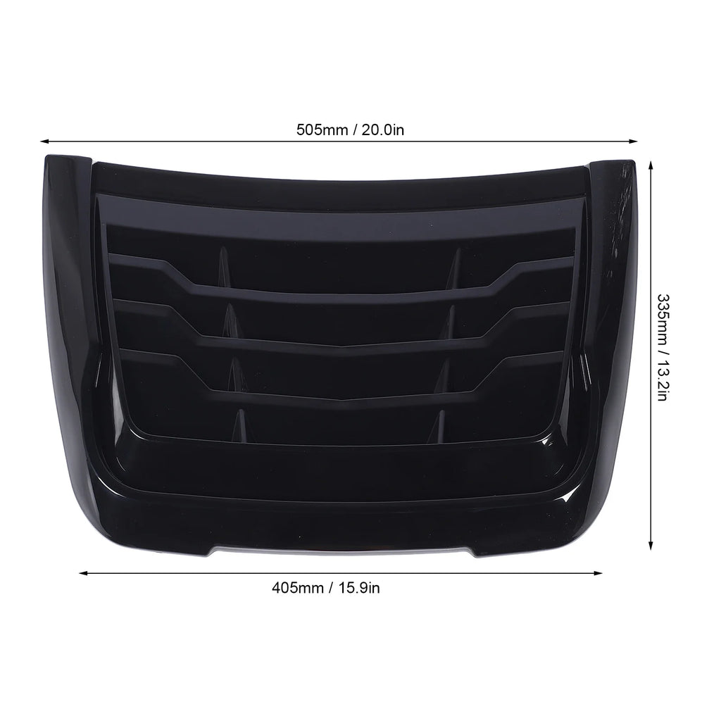 Car Bonnet Air Intake Vent Scoop Cover Glossy Black Hood Air Intake Trim Cover For Ranger XLT XL - Automotive LED Light