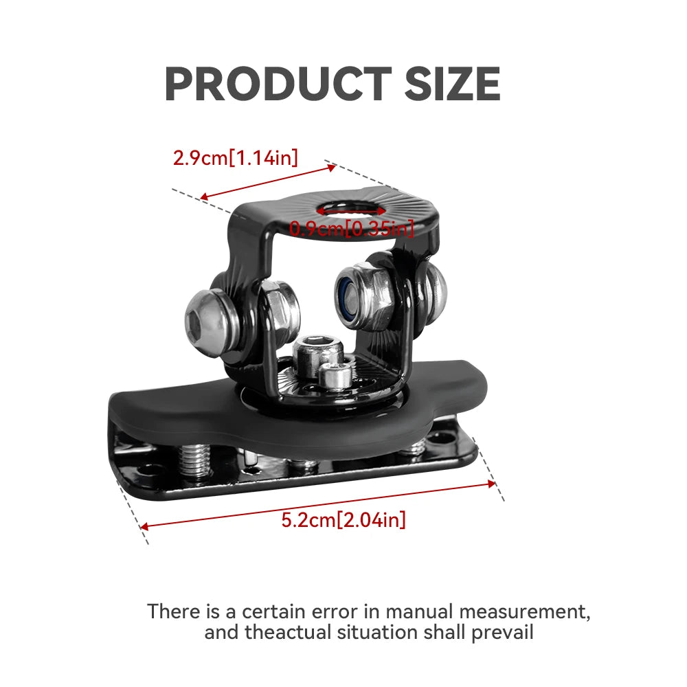Car Hood Pillar LED Work Light Mount Clamp Bracket Stainless Steel Universal Offroad Light Bar H - Automotive LED Light