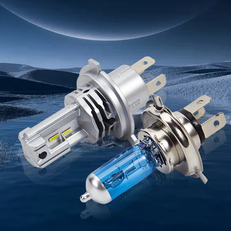 1Pcs H4 LED Motorcycle Headlight Bulb CSP for Car Motorcycle H4 LED Hi/Lo High and Low Beam Moto - LED Motorcycle Light