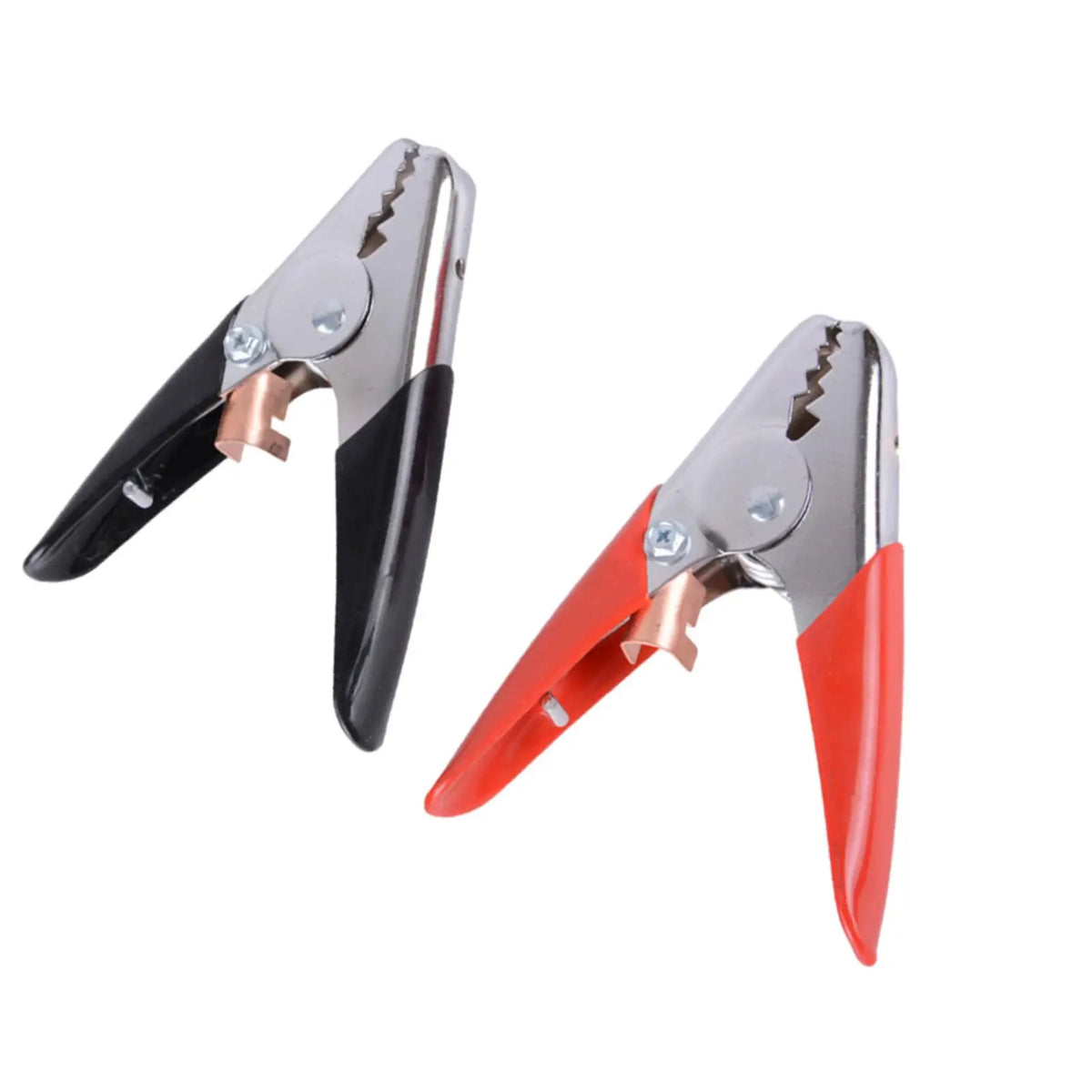2Pcs Battery Clamps Spare Parts for Jumper Cables Car Battery Charger Clamps for Car Truck SUV R - Automotive LED Light