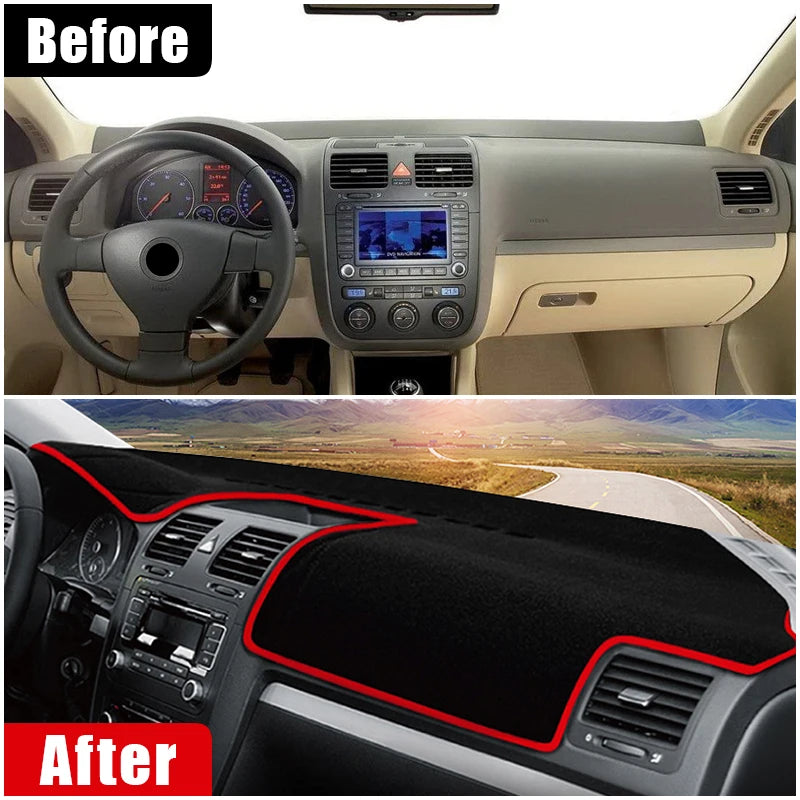 For Volkswagen VW Jetta A5 MK5 2006 2007 2008 2009 2010 Car Dashboard Cover Avoi for Volkswagen MK5 A5 - Automotive LED