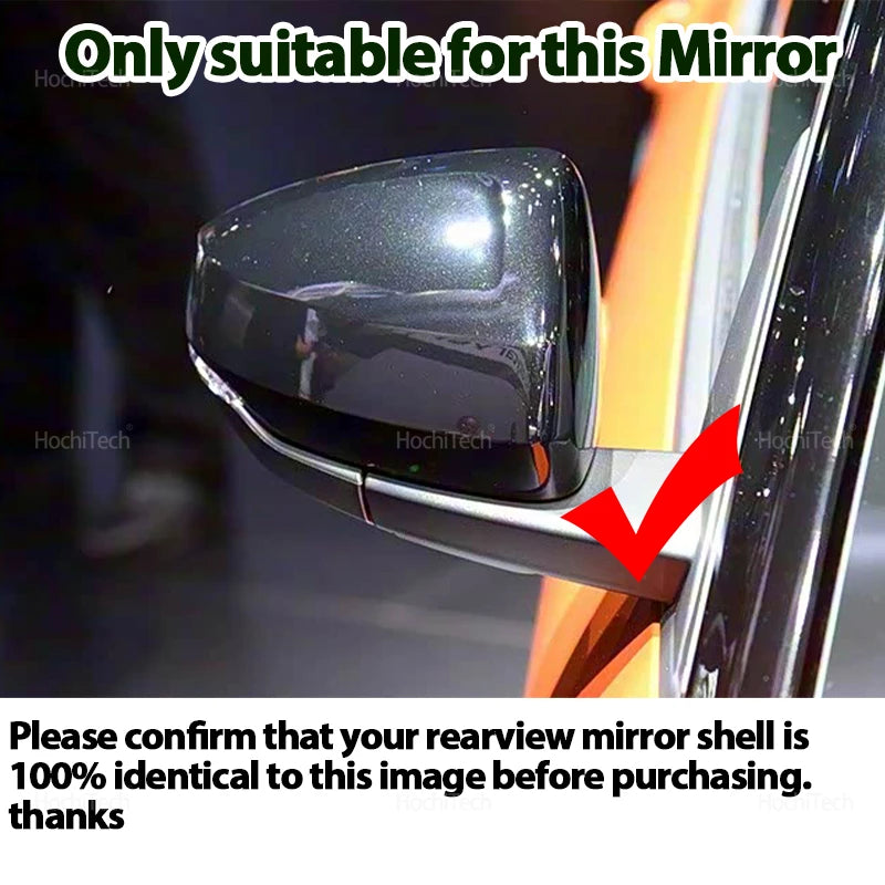 For Audi A1 GB Sportback Citycarver 2018 2019 2020 2021 2022 2023 Glossy Black Rearview Exterior - Automotive LED Light