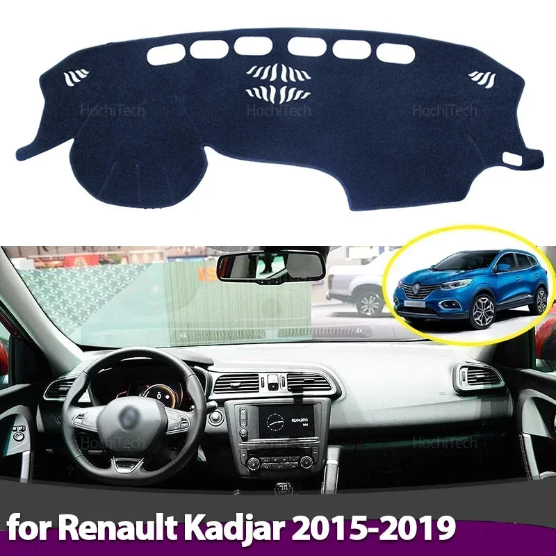 Anti-Slip Dashboard Cover Protective Pad Car Accessories for Renault Kadjar 2015 2016 2017 2018  - Automotive LED Light