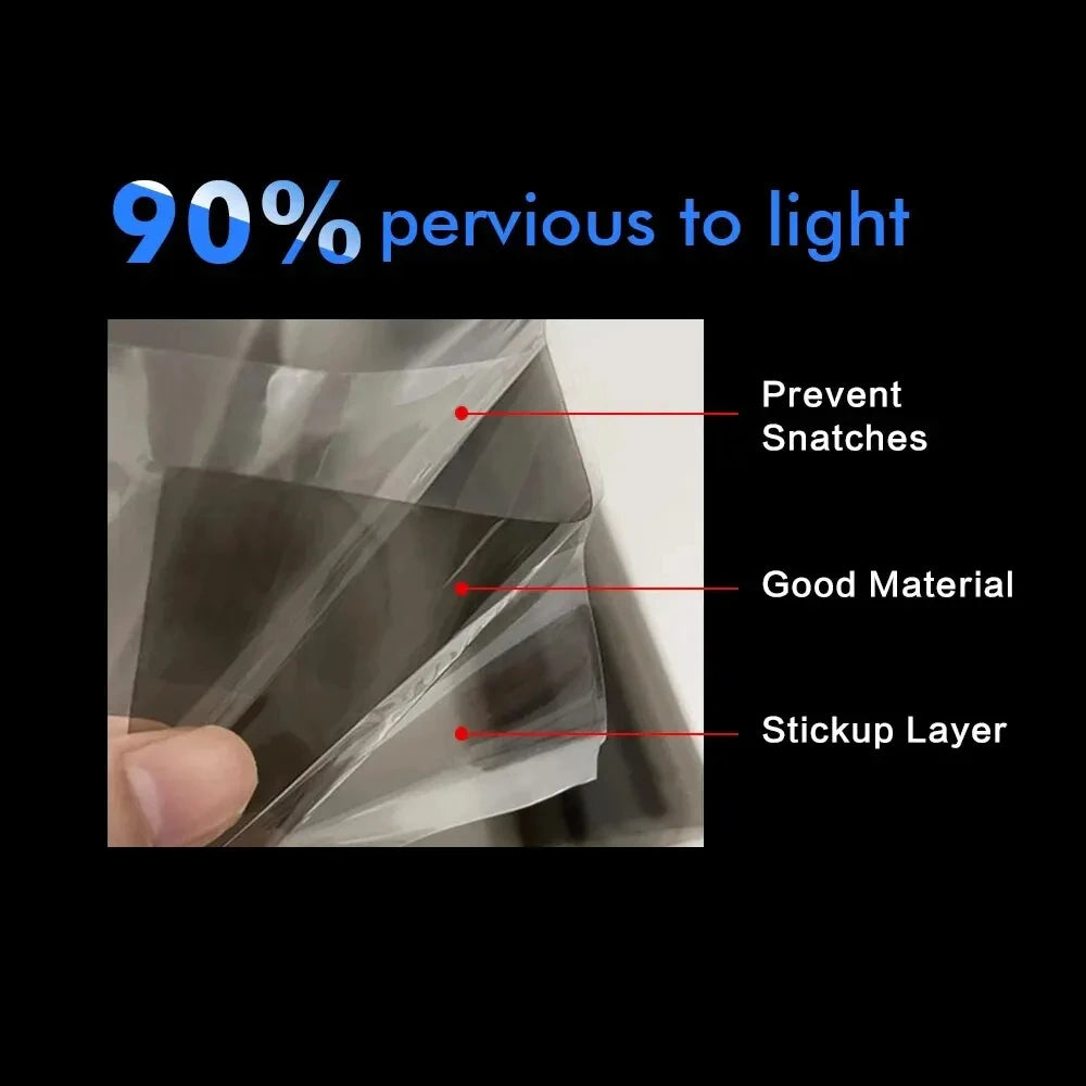 30x120cm Clear Light Vinyl Film Car Tint Sticker Headlight Taillight Fog Lamp Rear Lamp Cover De - Automotive LED Light