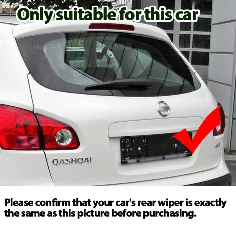 Tailgate Rear Windshield Wiper Arm Blade Replacement For Nissan Qashqai J10 2006 for Nissan JD00A J10 2006-2013 - Automo