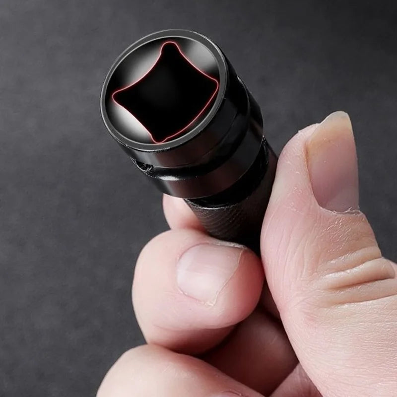 1/2PCS Electric Wrench Impact Wrench Drill Adapter 1/2 To 1/4 Hex Converter Socket Extension Bit - Automotive LED Light