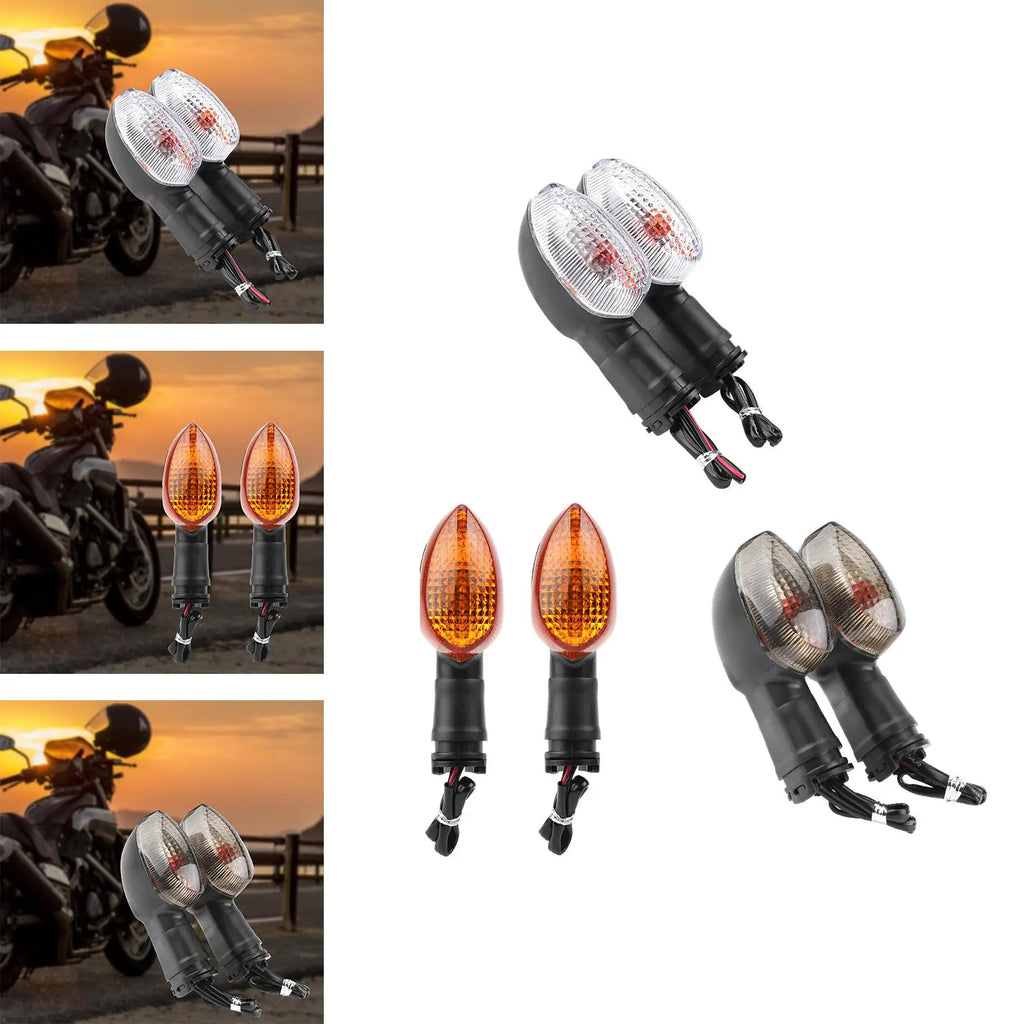 2x Turn Signal Light Indicator Spare Parts Easy to Install Motorcycle Blinker In for MT07 XJ6 R6 - LED Motorcycle Light