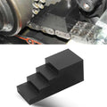 Universal Motorcycle Black Aluminium Primary Drive Locking Wedge Tool With Step Gear Lock Hub Nu - Automotive LED Light