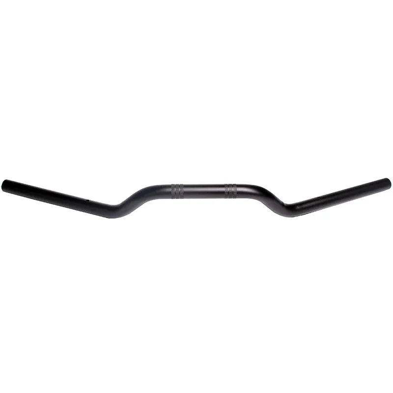 Black 7/8" 22MM Universal Motorcycle Bike Tracker Style Bar Handlebar Cafe Racer Old School For  - Automotive LED Light