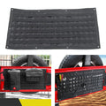Tailgate Panel Storage Bag Rear Door Cargo Organizer Tailgate Molle Panel Tail Door Storage Bags - Automotive LED Light