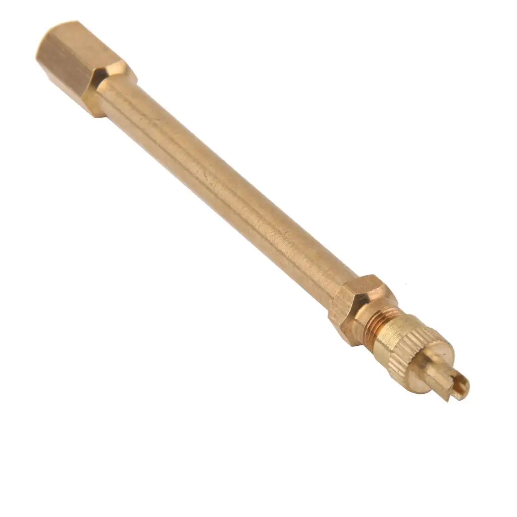 Copper Valve Stem Extension Rod Brass 100mm Air Inflation Tube for Bus Truck Passenger Car Tire  - Automotive LED Light