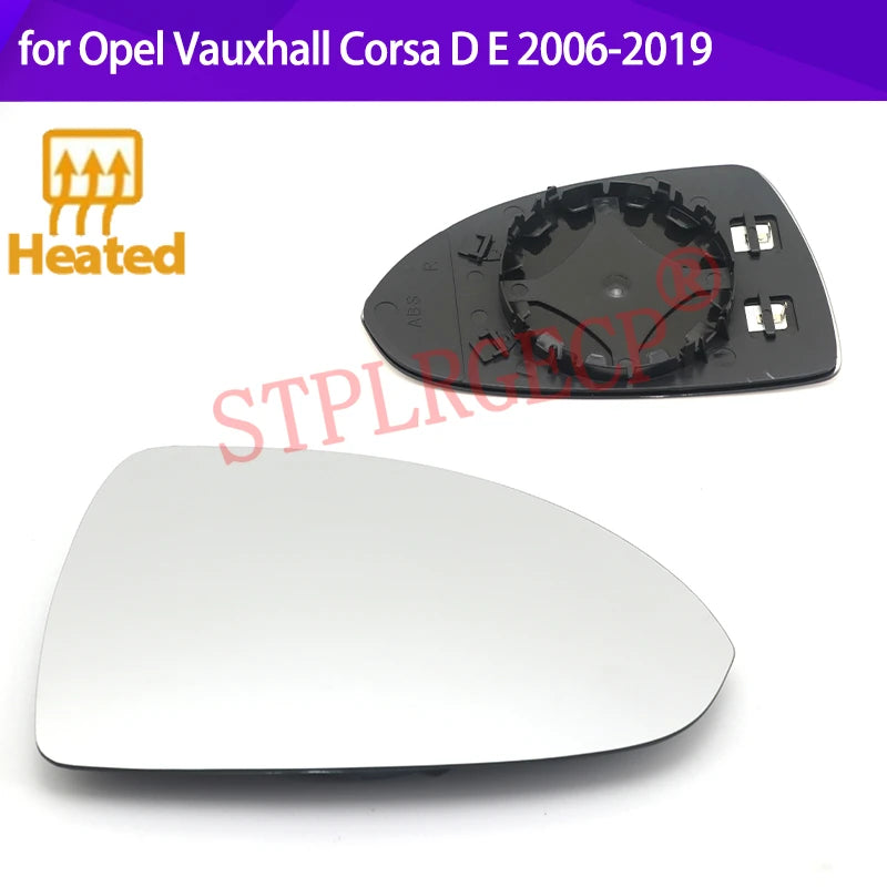 Stplrgecp Passenger Driver Side Left or Right Door Side Heated Wing Mirror Glass for Opel 2006-2019 - Automotive LED Lig