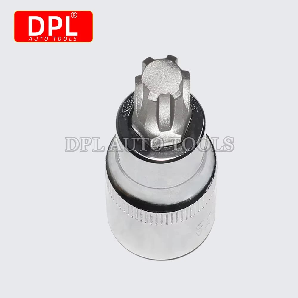 T40080 Camshaft Adjuster Socket 1/2" Drive M10 Polydrive Socket For VW Audi Auto for VW M10 - Automotive LED Light