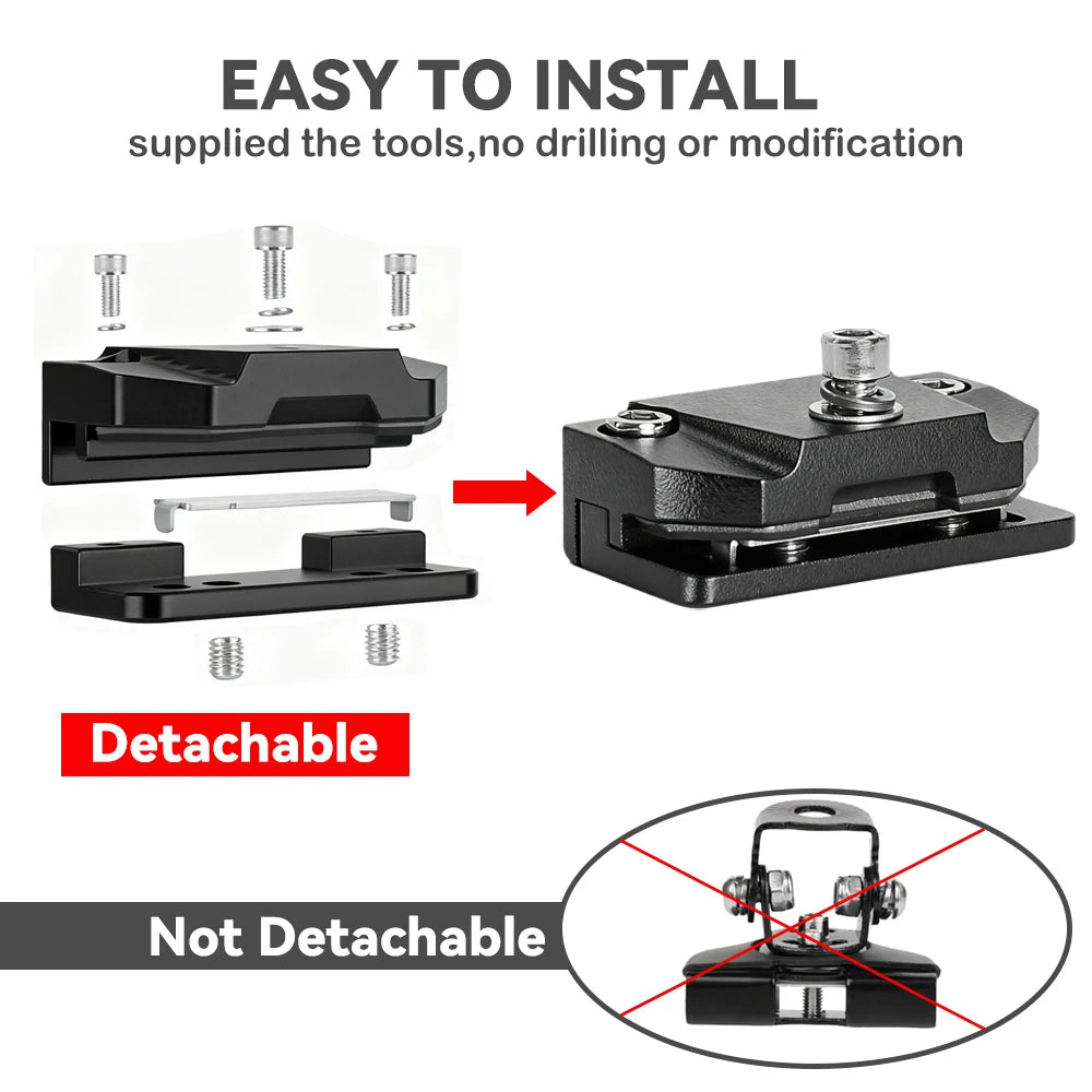 1/2Pcs LED Work Light Mount Bracket Car Headlight Holder LED Flood Lights Clamp Spotlight Stand  - Automotive LED Light