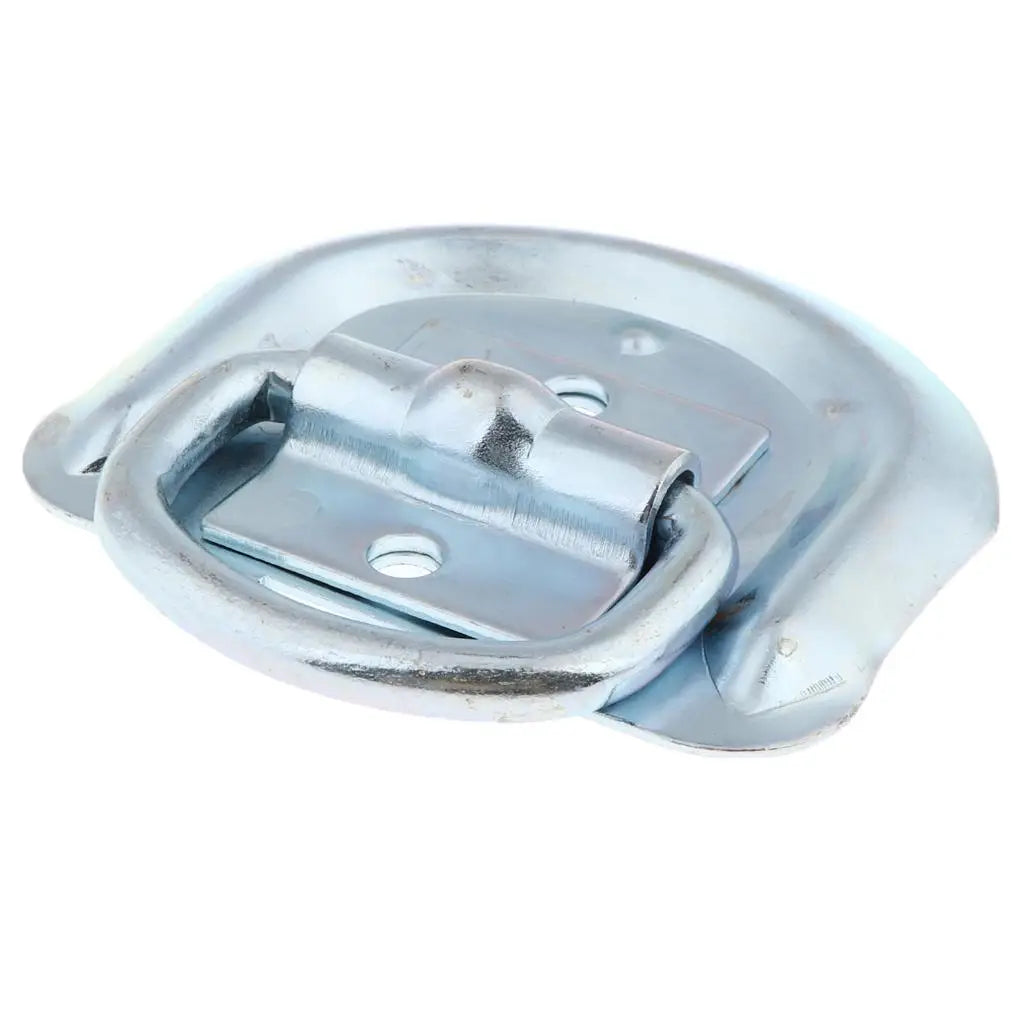 High Strength Metal D Ring Rope Chain Anchor Tie Down Rings Recessed Hook for Truck Loading Area - Automotive LED Light