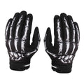 Skeleton Bones Pattern Motorcycle Gloves Anti Slip Breathable Cycling Gloves Riding Gloves for H - Automotive LED Light