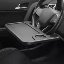 Car Steering Wheel Multifunctional Tray Table Steering Wheel Storage Rack Storage Board Card Tab - Automotive LED Light
