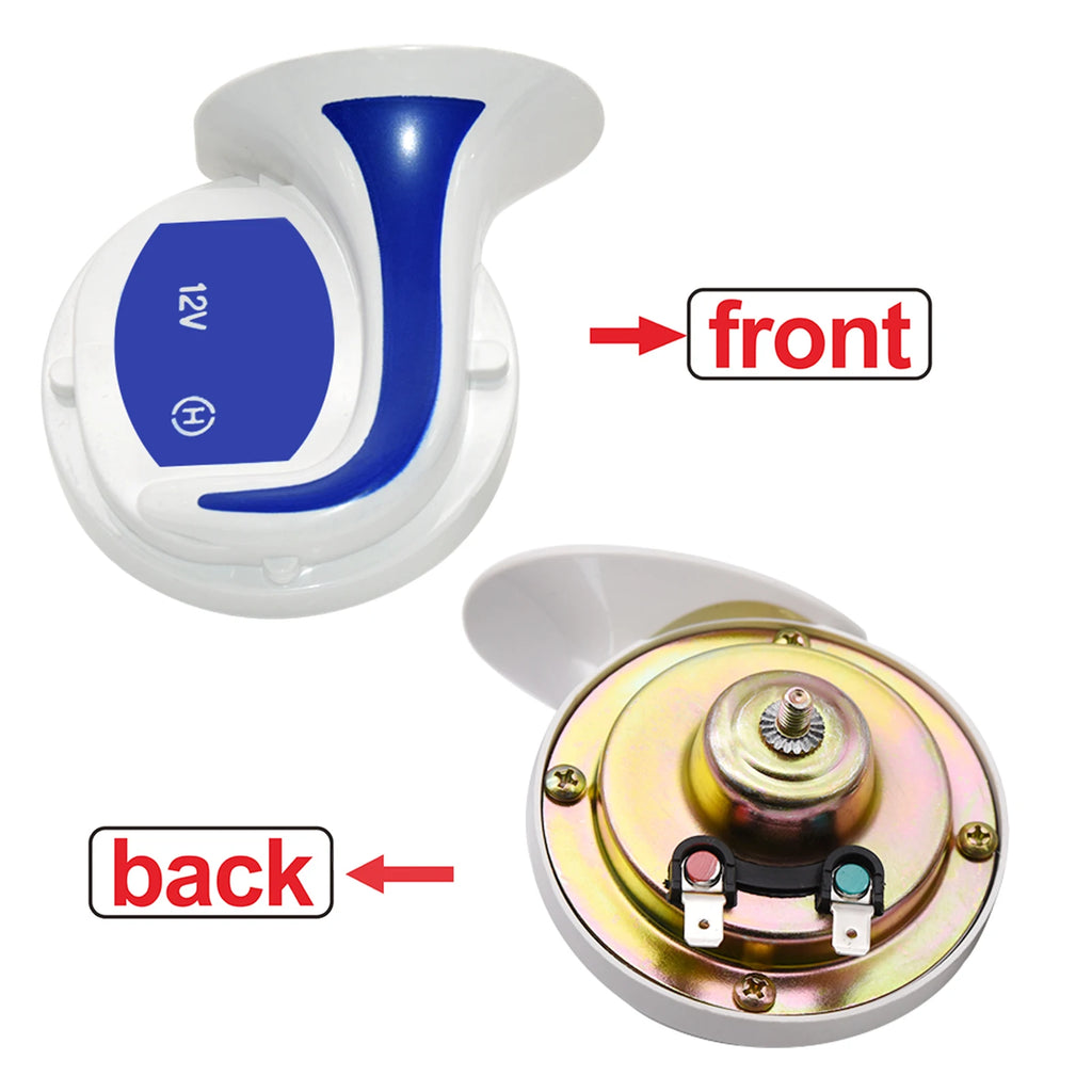 12V Motorcycles Horn Speaker Digital Electric Siren Loud Air Snail Horn Magic 18 Sounds Security - Automotive LED Light