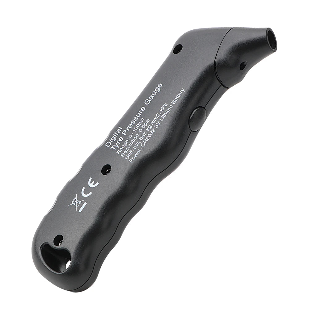 0-100Psi / 0-7Bar Tyre Pressure Meter Motorcycle Tire Test Gauge Tester TPMS Digital Manometer B - Automotive LED Light