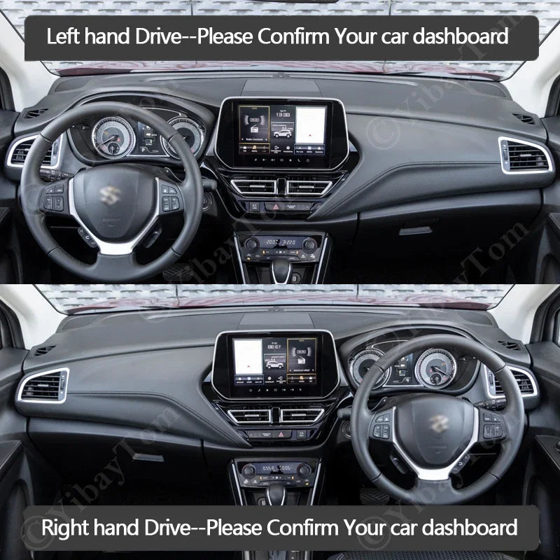 For Suzuki SX4 S-Cross MK3 2022 2023 Accessories Dashboard Cover Board Mat Liner for Suzuki SX4 MK3 - Automotive LED Lig