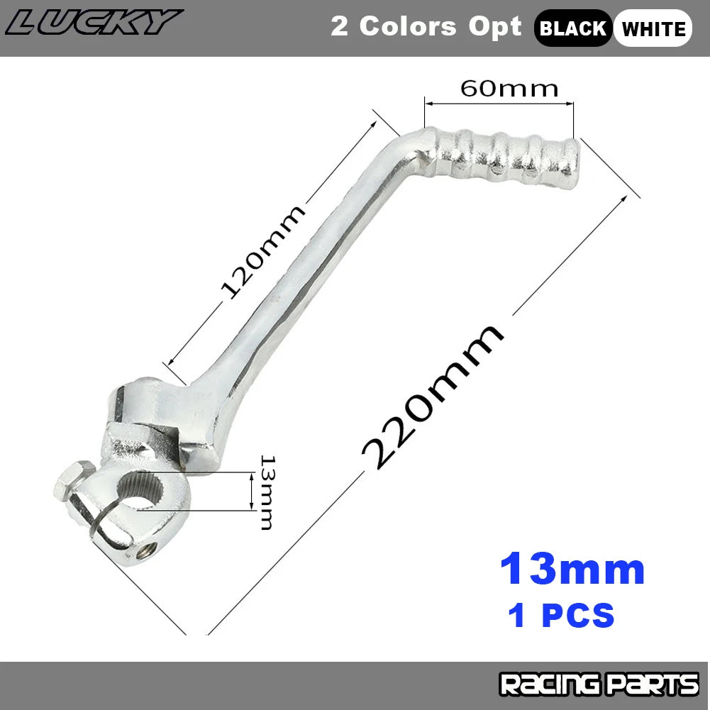13mm 16mm Hole Kick Start Lever Pedal Motorcycle For 50cc 70cc 90cc 110cc 125cc 140cc 150cc 160c - Automotive LED Light
