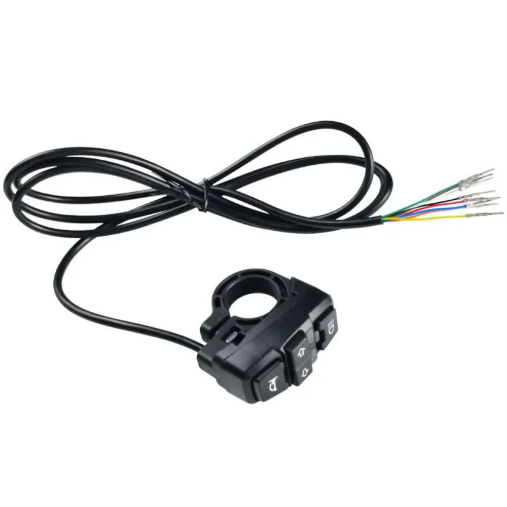 3 in 1 Electric Bike Scooter Switch Headlight Turn Signal Horn Switch 36V/48V ON/OFF Control Swi - LED Motorcycle Light
