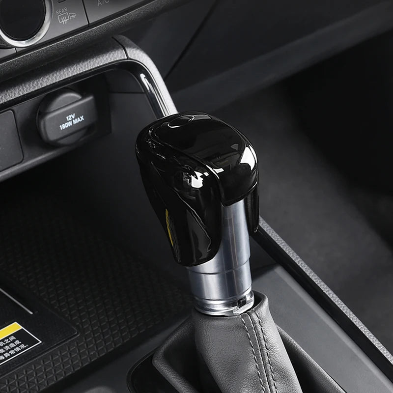 For Honda CR-V CRV 6th Gen 2023 2024 2025 Car Gear Shift Knob Gear Head Cover ABS Carbon Fibre / - Automotive LED Light