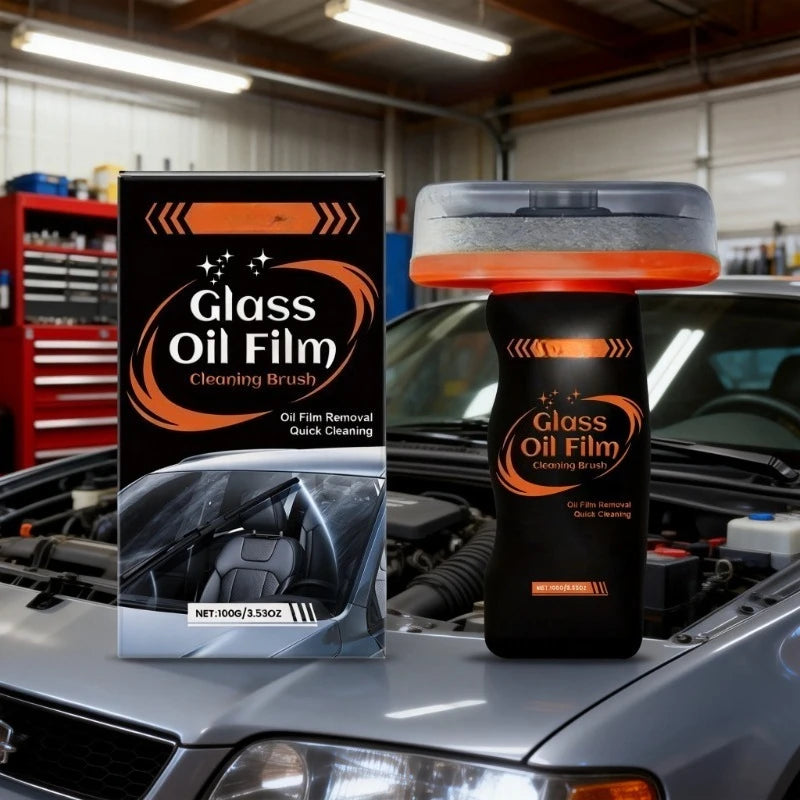 Multi Functional 100g Car Windshield Glass Cleaning Brush Anti Fog Oil Film Hydrophobic Wipe Aut - Automotive LED Light