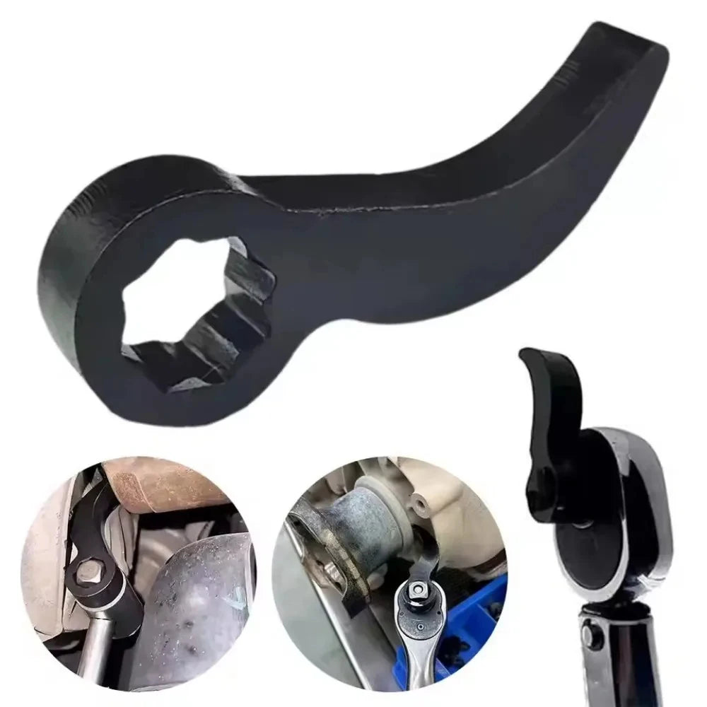 1Set Car Lower Control Arm Prying Tool Pry Bar Wrench for 1/2 Ratchet Open-end Wrench Half Shaft - Automotive LED Light