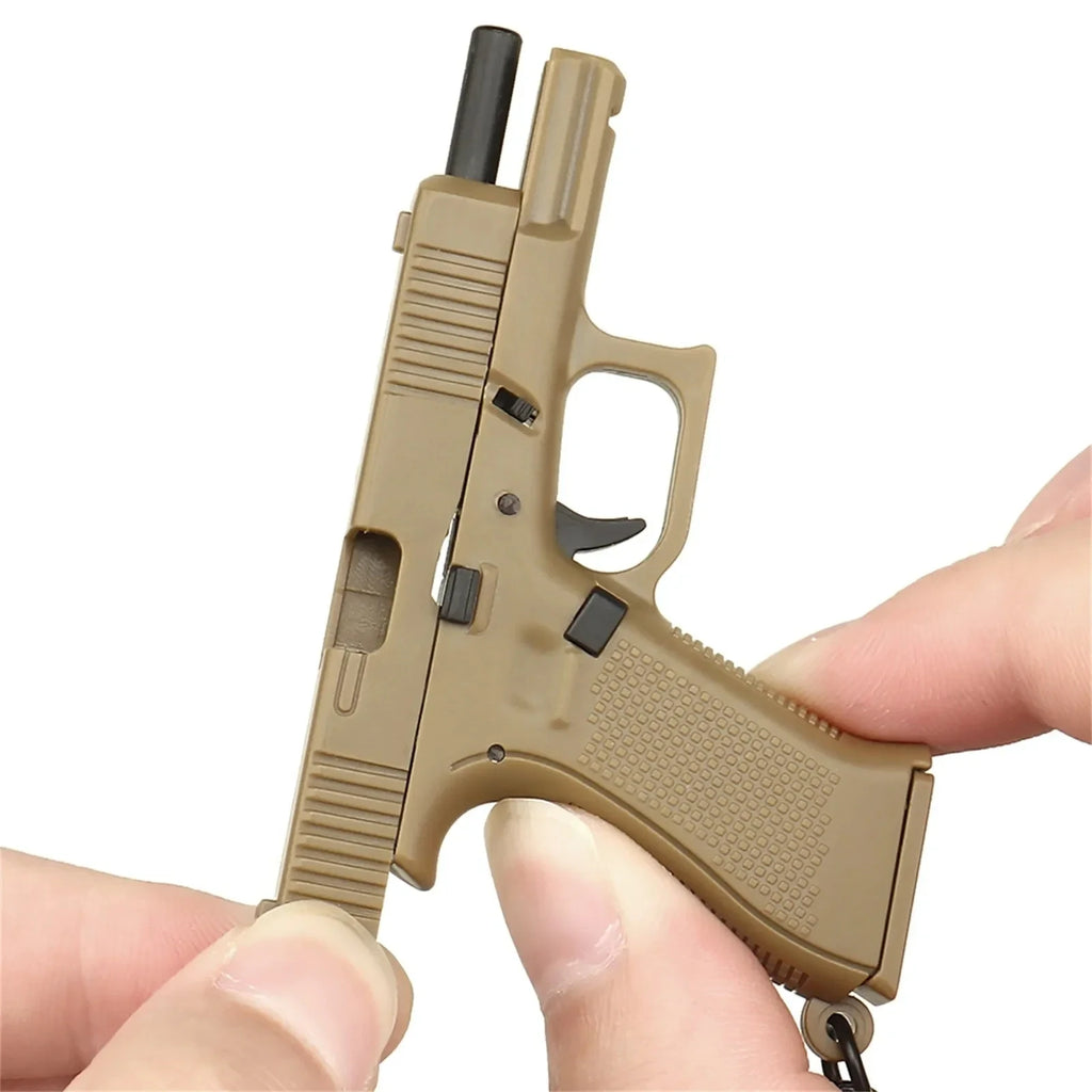 G45 Keyring Key Chain Ring Realistic Model Trend Toys Tactical Pistol Shape Men' for Mini G45 - Automotive LED Light