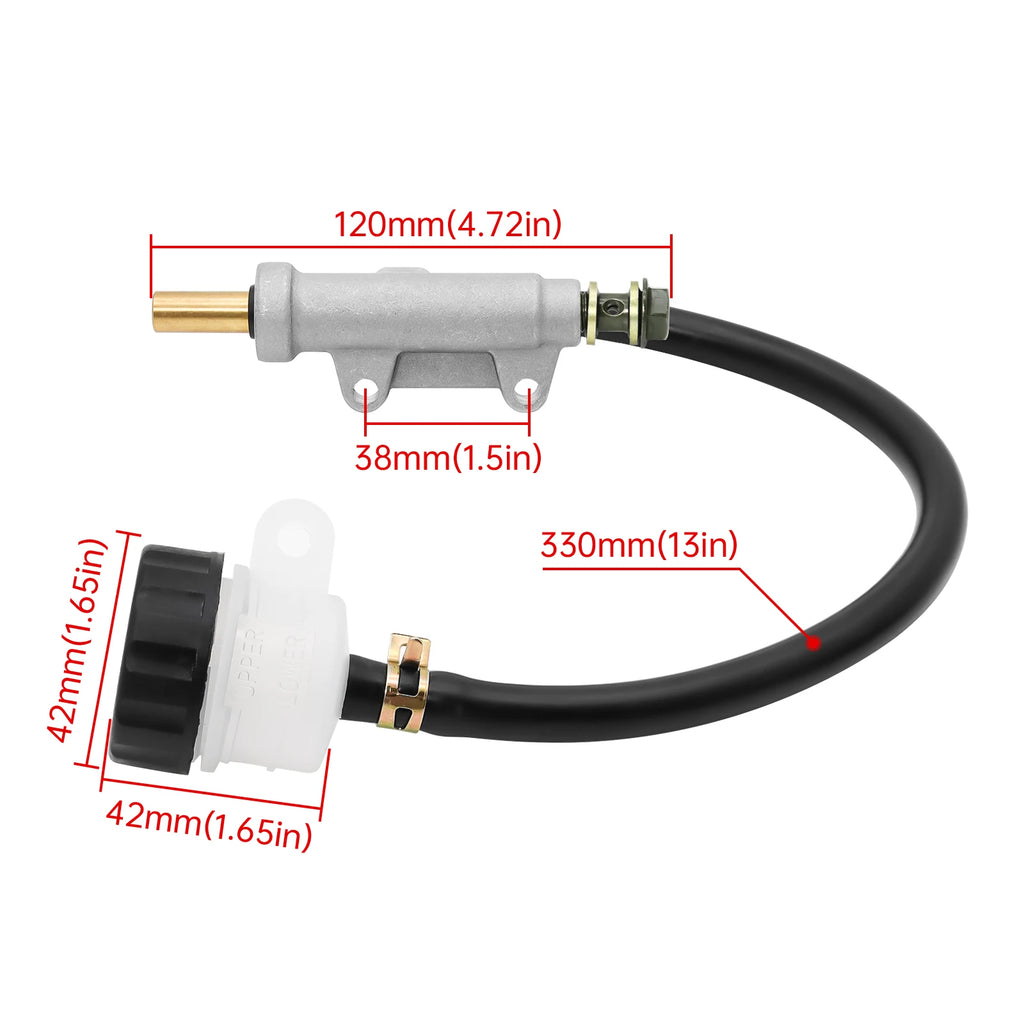 AD Rear Foot Brake Master Cylinder 1930854 for Polaris Sportsman 500 550 700 800 1000 Diesel 455 - Automotive LED Light
