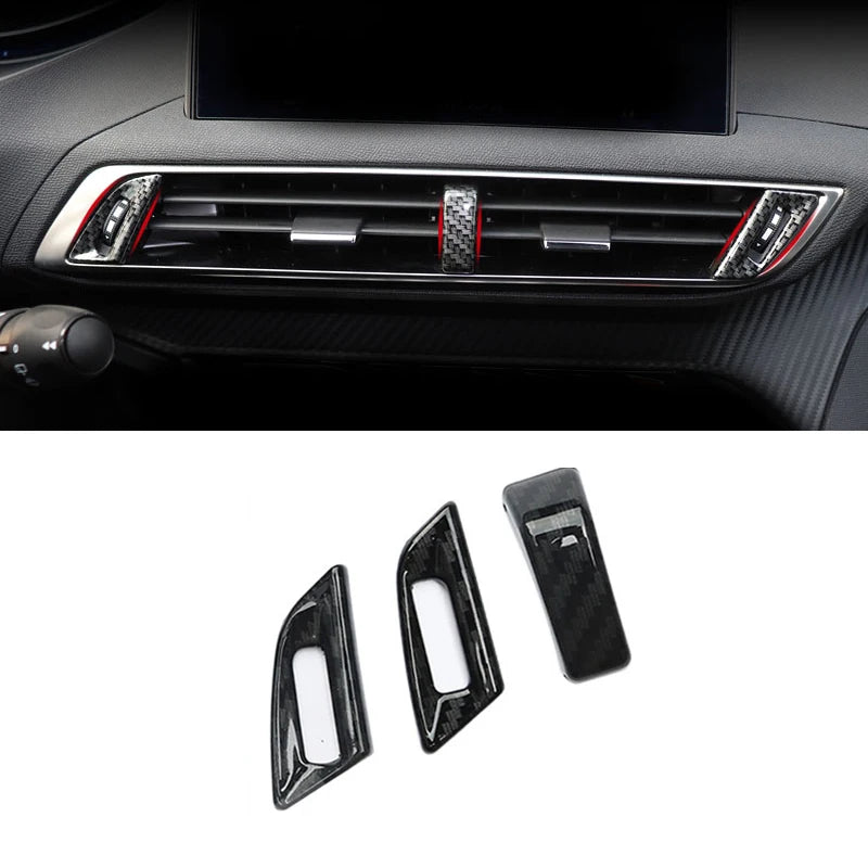 For Peugeot 3008 5008 GT 2016 2017 2018 2019 Car Central Control Air Conditioning Vent Outlet Co - Automotive LED Light