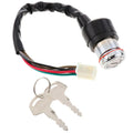 Motorcycle Ignition Switch Key Assembly Durable Metal Replacement Lock for Suzuki GN 125 Scooter - Automotive LED Light