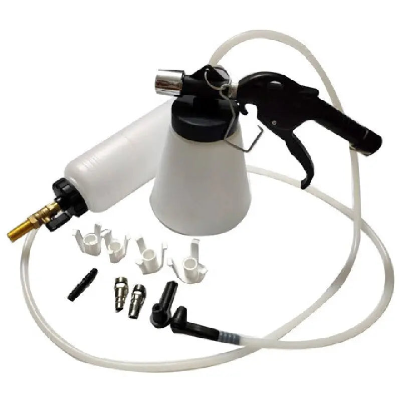 1L 0.75L Dual Oil Pot Brake Oil Replacement Tool Oil Pot Automotive Brake Fluid Injector Pneumat - Automotive LED Light