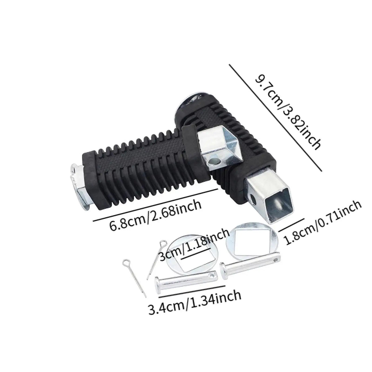 Mini Bike Foot Pegs Foot Pedal for 49cc Sturdy Stable Metal Easy Installation Motocycle Accessor - Automotive LED Light