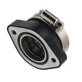 Rubber Motorcycle Carburetor Adapter 48mm Black Carburetor Manifold Inlet Intake Pipe Rubber Mat - Automotive LED Light