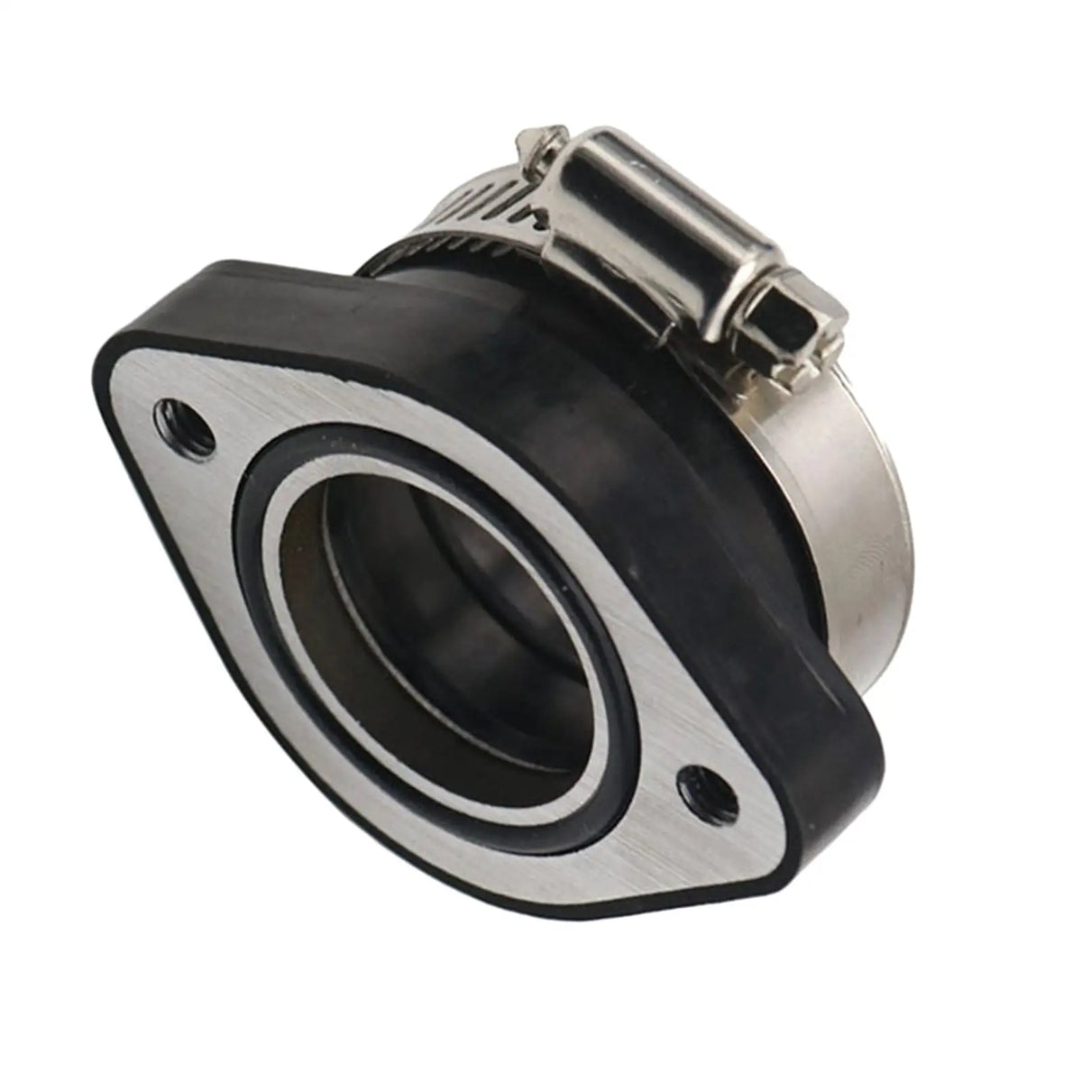 Rubber Motorcycle Carburetor Adapter 48mm Black Carburetor Manifold Inlet Intake Pipe Rubber Mat - Automotive LED Light