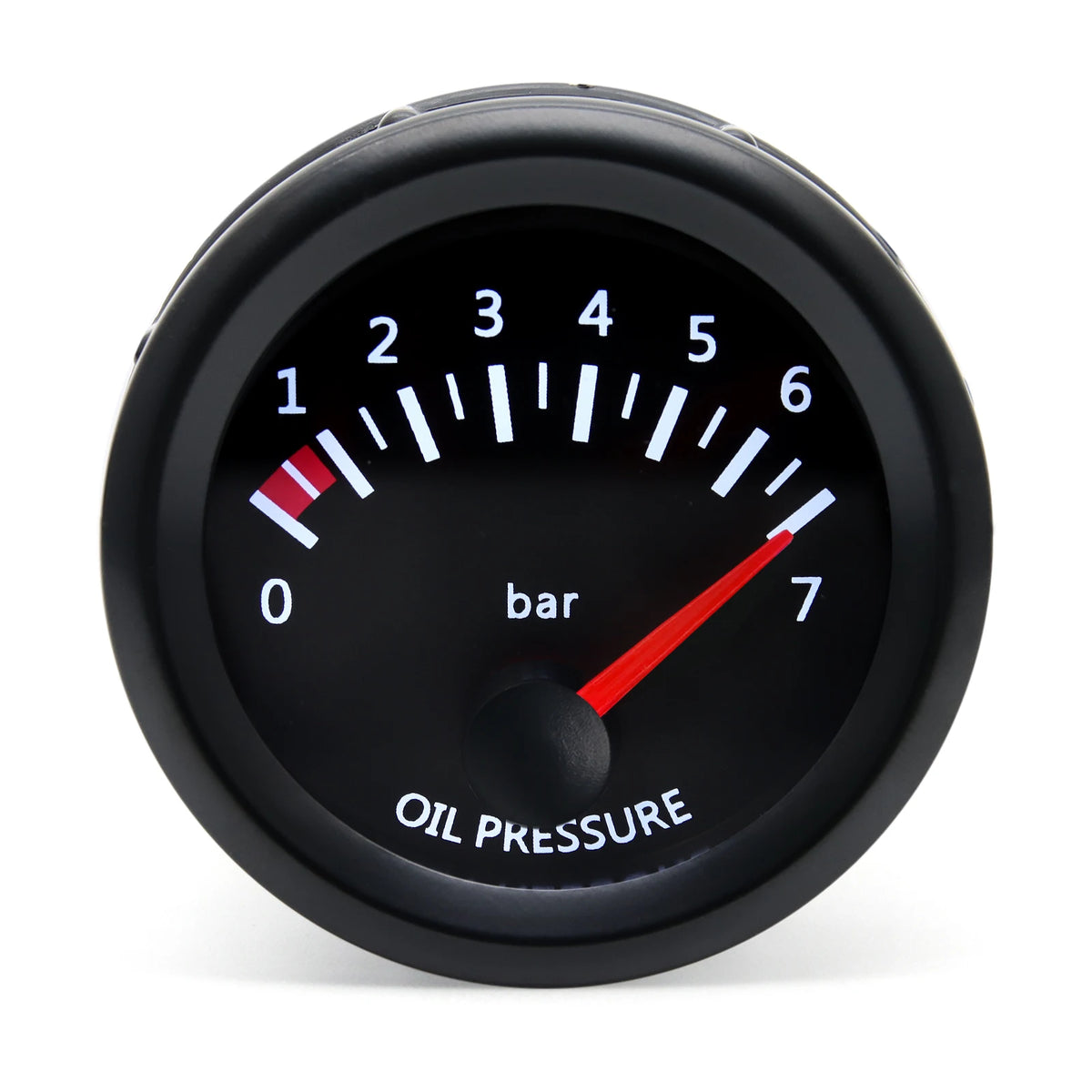Auto 12V 52mm LED Digital Oil Press Gauge With Sensor 0~7Bar Oil Pressure Gauge Car Meter For Ca - Automotive LED Light