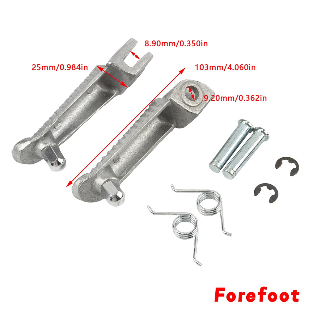 For Yamaha Motorcycle Footrest Foot Step Pegs Fit YZF1000 YZF R1 YZF600 YZF-R6 R for R6S R6 R1 - Automotive LED Light