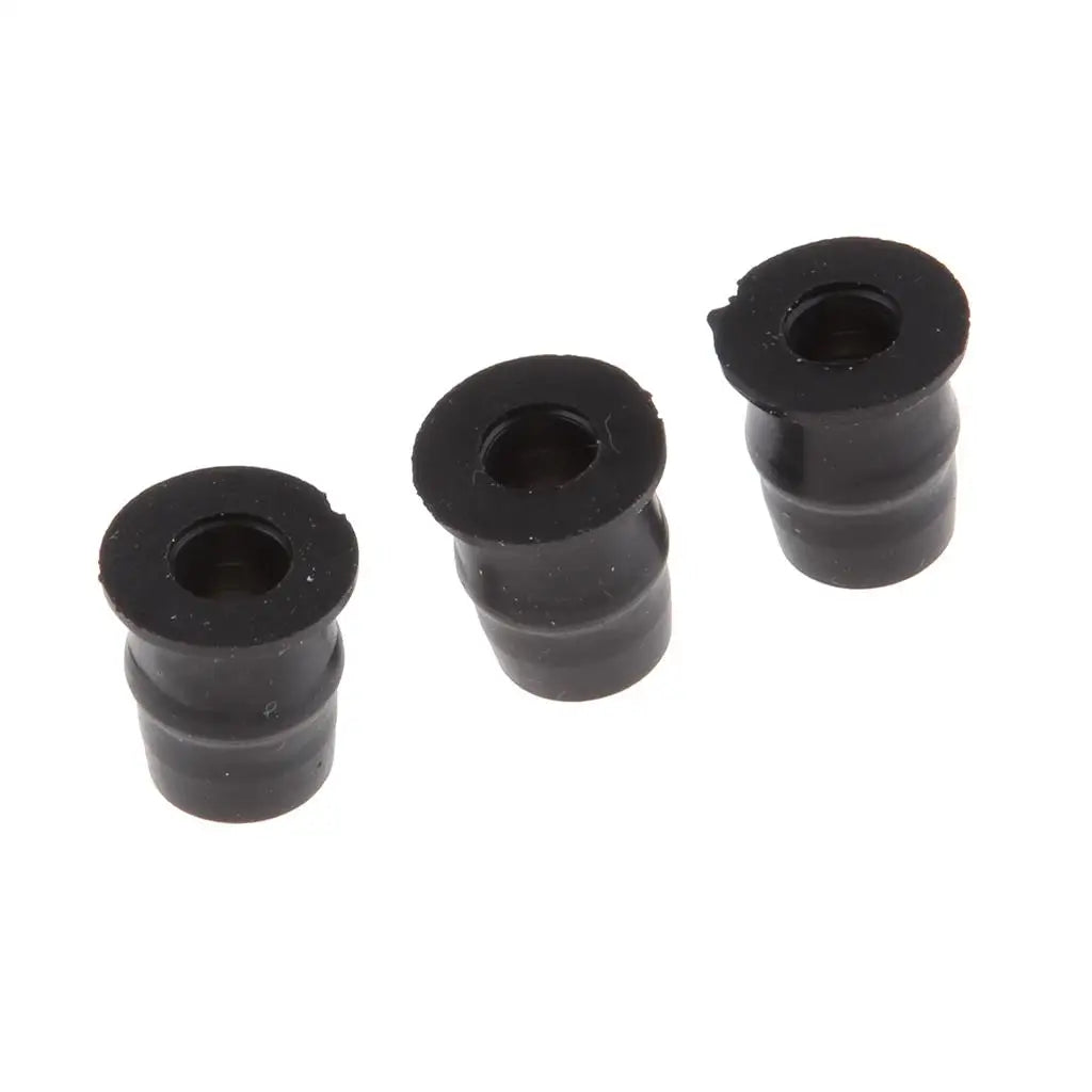 M5 Motorcycle Windscreen Rubber Well Nuts Black Flanged Sleeve Vibration Resistant Fairing Nut f - Automotive LED Light