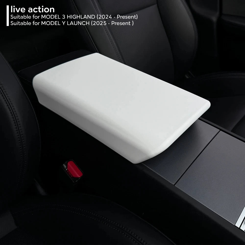 for Tesla Model 3 Highland 2024 TPE Soft Case Car Center Console Arm Rest Lid Auto Central Armre - Automotive LED Light