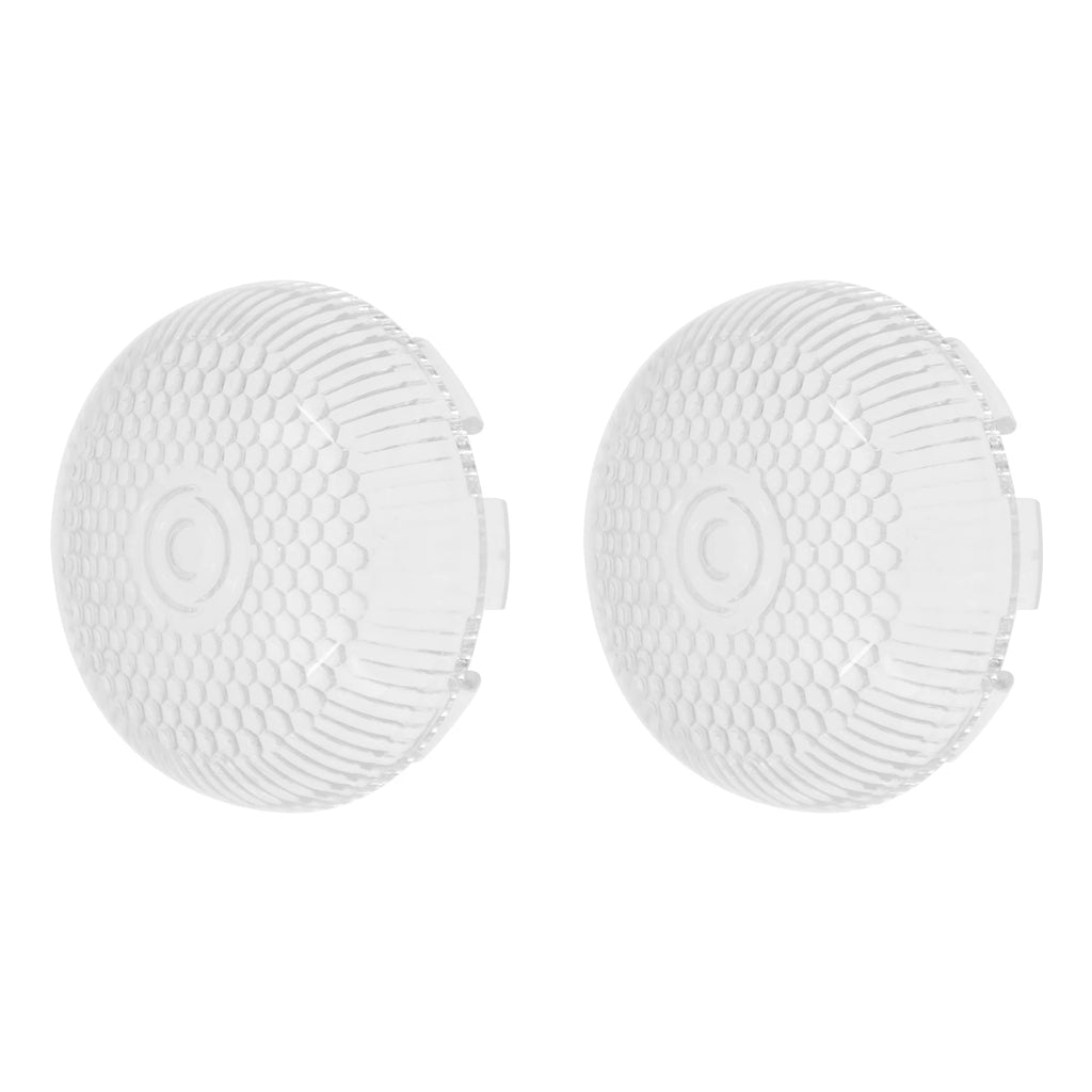 2Pcs Motorcycle Front Rear Turn Signal Lens Cover Clear Light Cap For Harley Sportster XL 1200 8 - LED Motorcycle Light