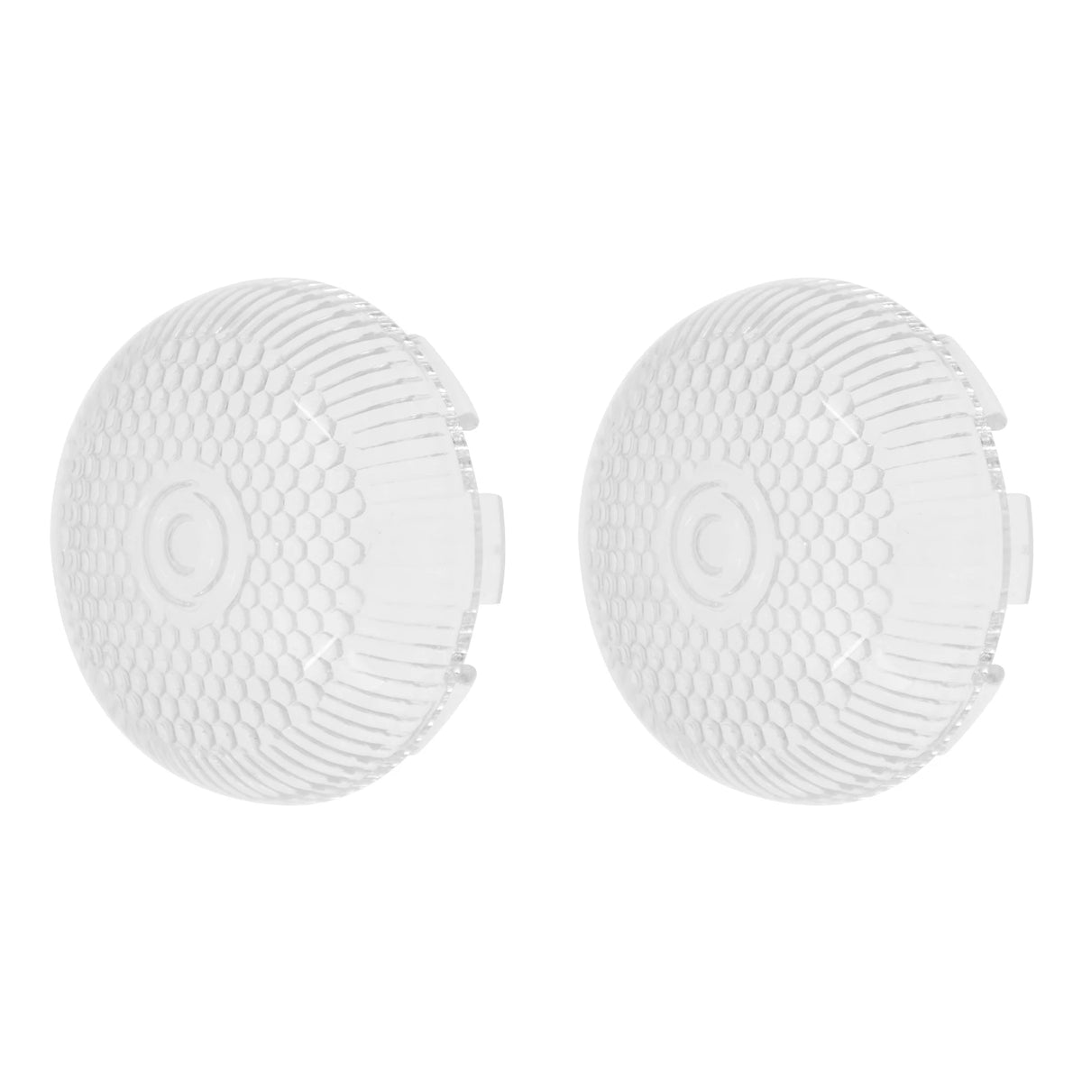 2Pcs Motorcycle Front Rear Turn Signal Lens Cover Clear Light Cap For Harley Sportster XL 1200 8 - LED Motorcycle Light