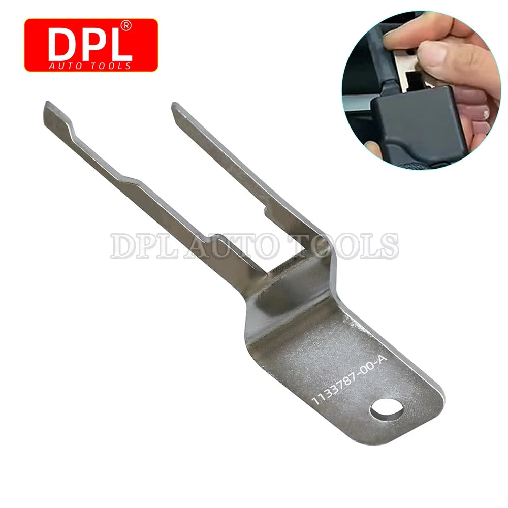 Car Seat Belt Release Tool Unbuckle Car Seat Buckle Release Aid Compatible with  for Seat Model 3 - Automotive LED Light