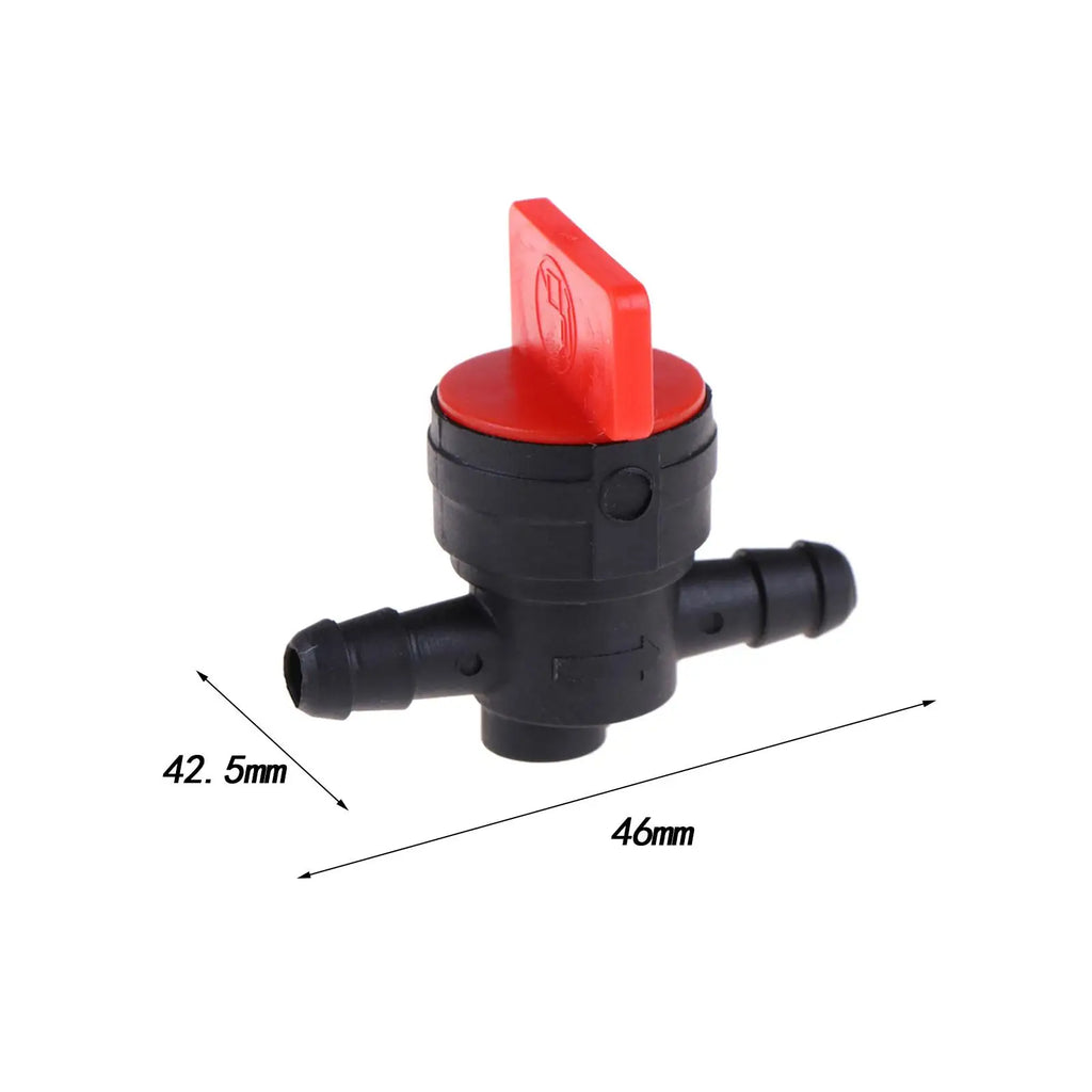 Fuel Tap Petcock Switch 1/4" Straight Inline Petrol Fuel Shut Off Valve Petcock Fuel Shutoff Val - Automotive LED Light